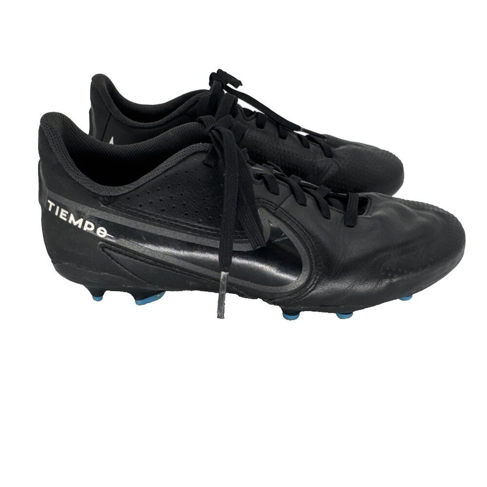 Nike Tiempo Legend 9 Academy kids Black Light Photo Blue Sz 5 see pic - Picture 5 of 13